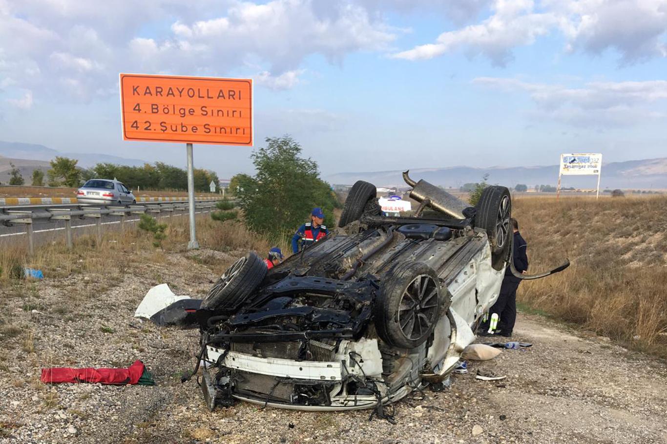 Çankırı'da kaza: Bir ölü bir yaralı